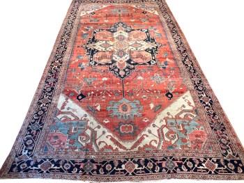 11.9 x 19. Ant. Serapi J2739