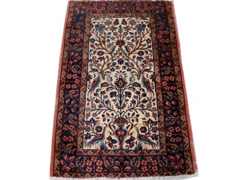 2.7 x 3.11 Antique Kashan J392