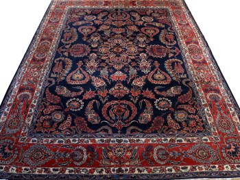 8.9 x 12 Persian Ant. Kashan J297