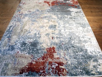 9.1 x 12.4 Indo Ikat M763-24